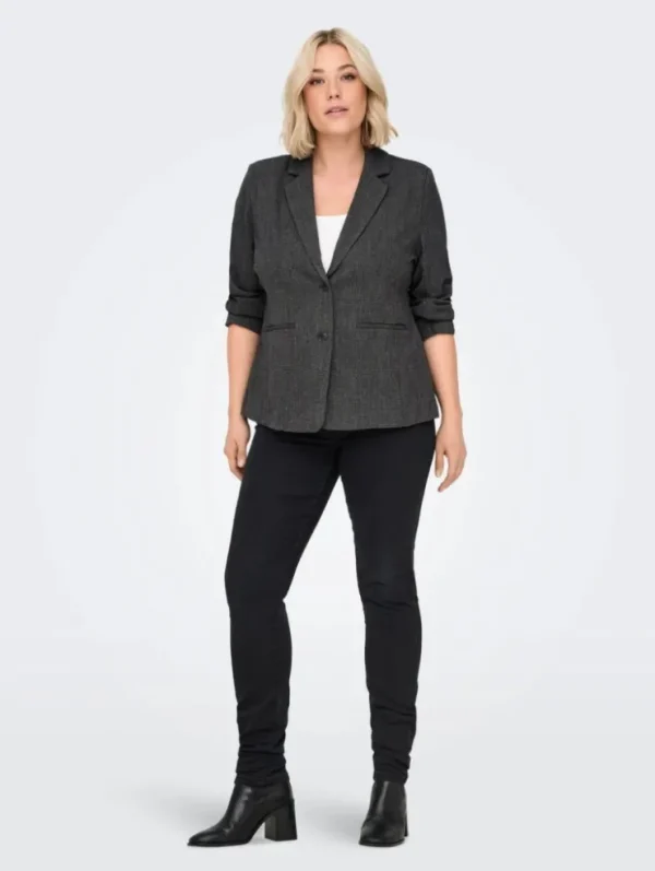 Mujer Emilio Iglesias Blazer falso liso, Only Carmakoma