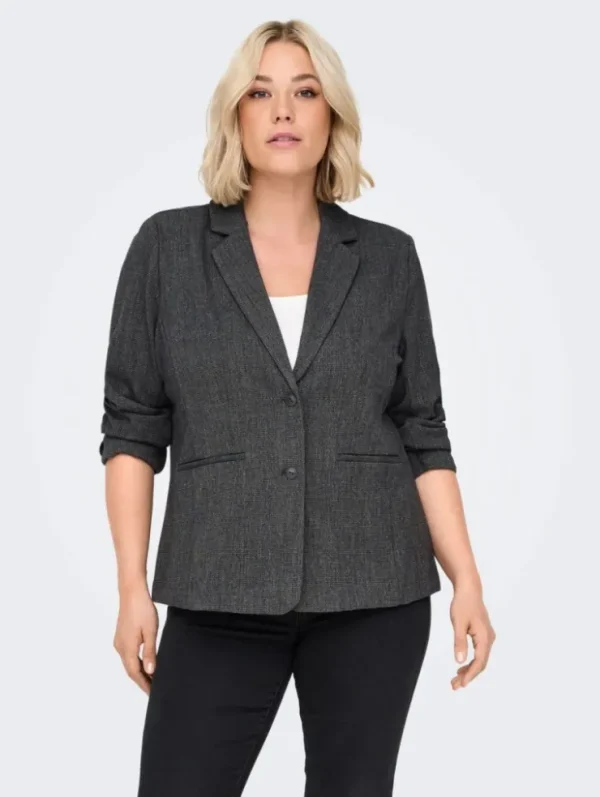 Mujer Emilio Iglesias Blazer falso liso, Only Carmakoma