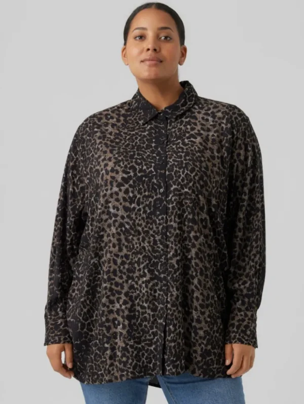 Mujer Emilio Iglesias Camisa estampado animal print, Vero Moda