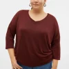 Mujer Emilio Iglesias Camiseta de pico manga 3/4, Vero Moda