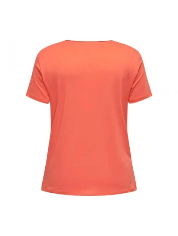 Mujer Emilio Iglesias Camiseta texto escote pico, Only Carmako