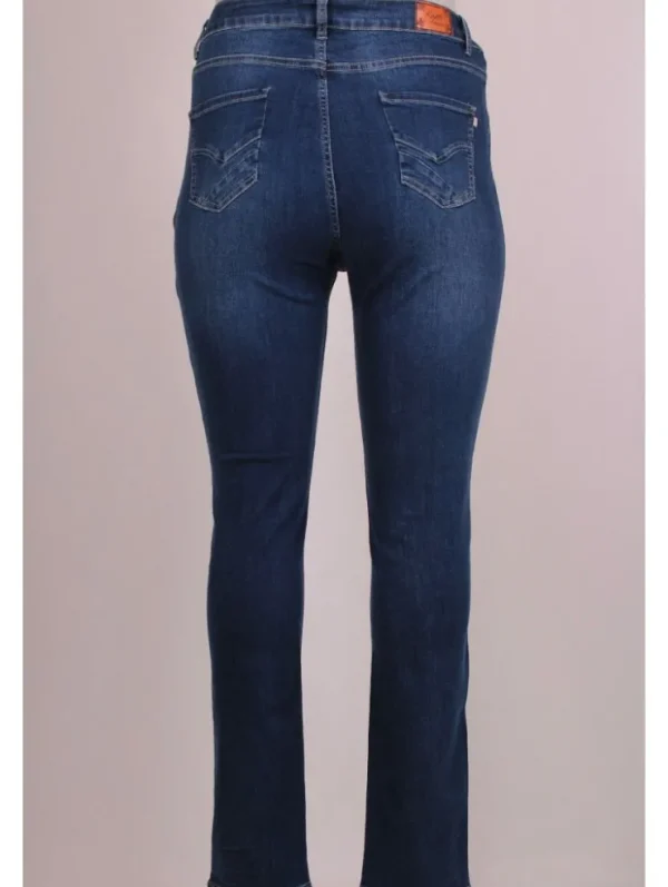 Mujer Emilio Iglesias Pantalón vaquero semipitillo tiro alto, Koyote Jeans