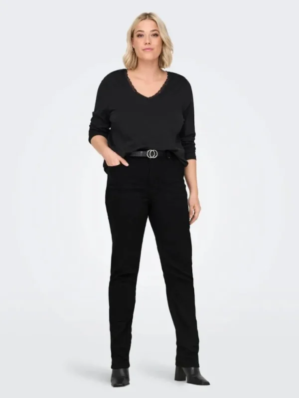 Mujer Emilio Iglesias Pantalón vaquero slim, Only Carmakoma