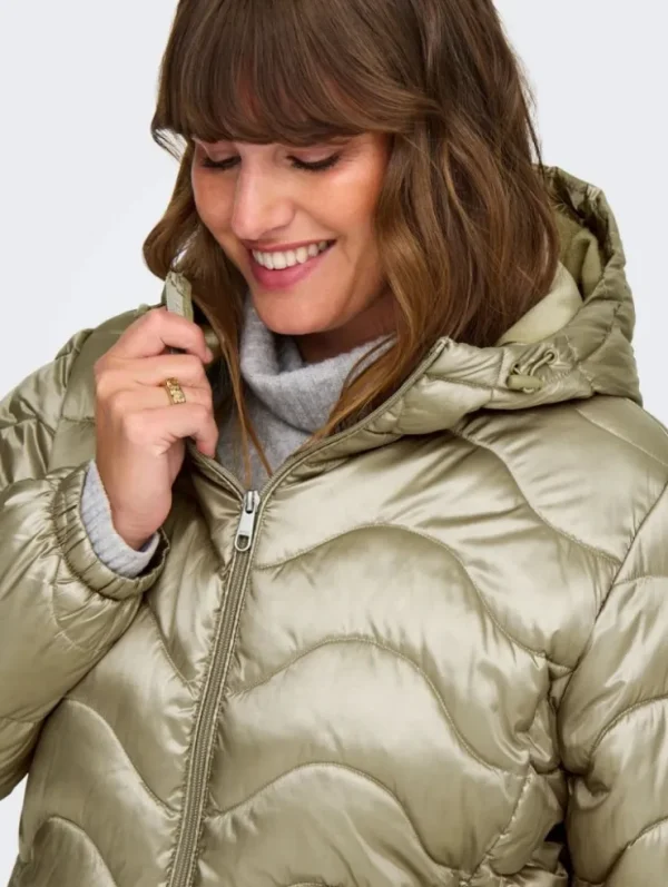 Mujer Emilio Iglesias Parka acolchada con capucha, Only Carmakoma