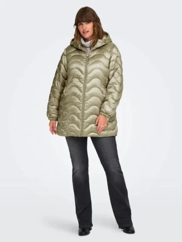 Mujer Emilio Iglesias Parka acolchada con capucha, Only Carmakoma