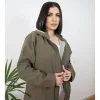 Mujer Emilio Iglesias Parka lisa con capucha, Losan