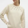 Mujer Emilio Iglesias Sudadera lisa detalle ojales, Vero Moda